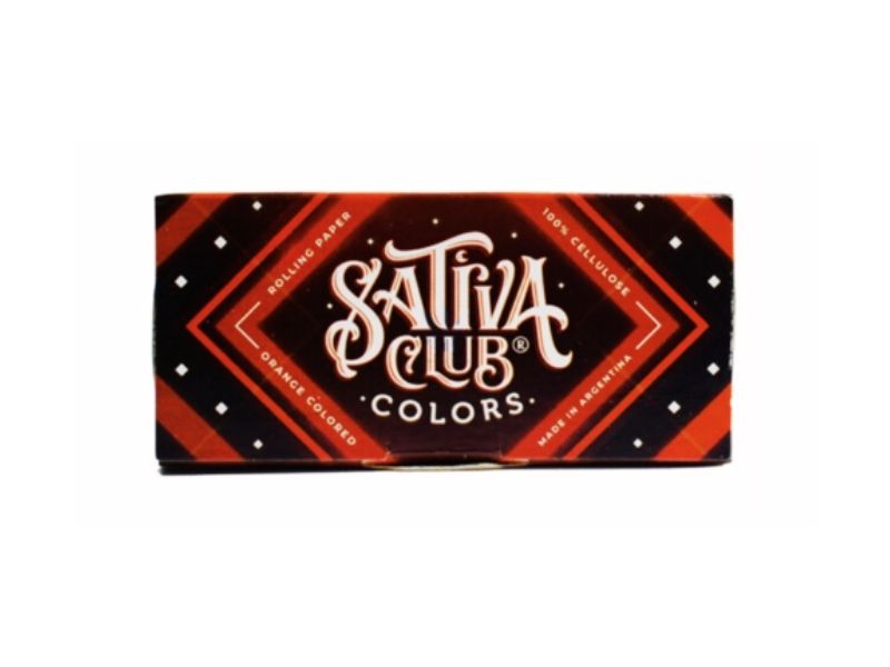 Sativa Club Celulosa Color Naranja 1 1/4